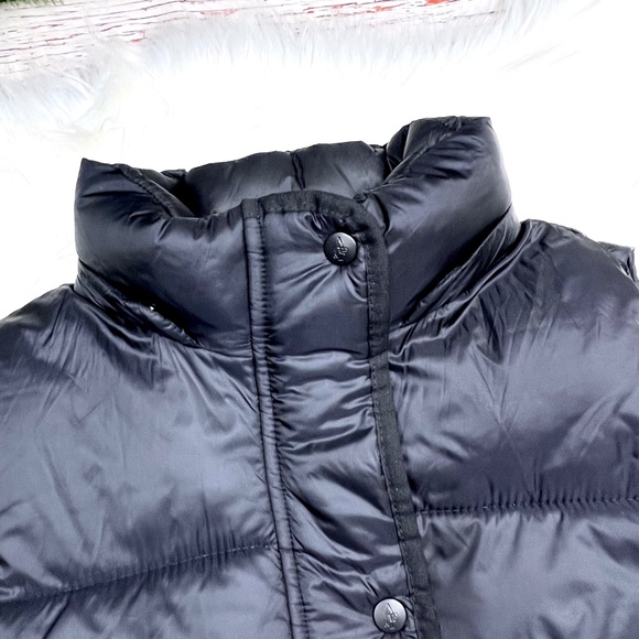 *|•ABERCROMBIE & FITCH•| Puffer Vest Water/Wind Resistant Faux Fur Trimmed Hood* - Picture 7 of 15